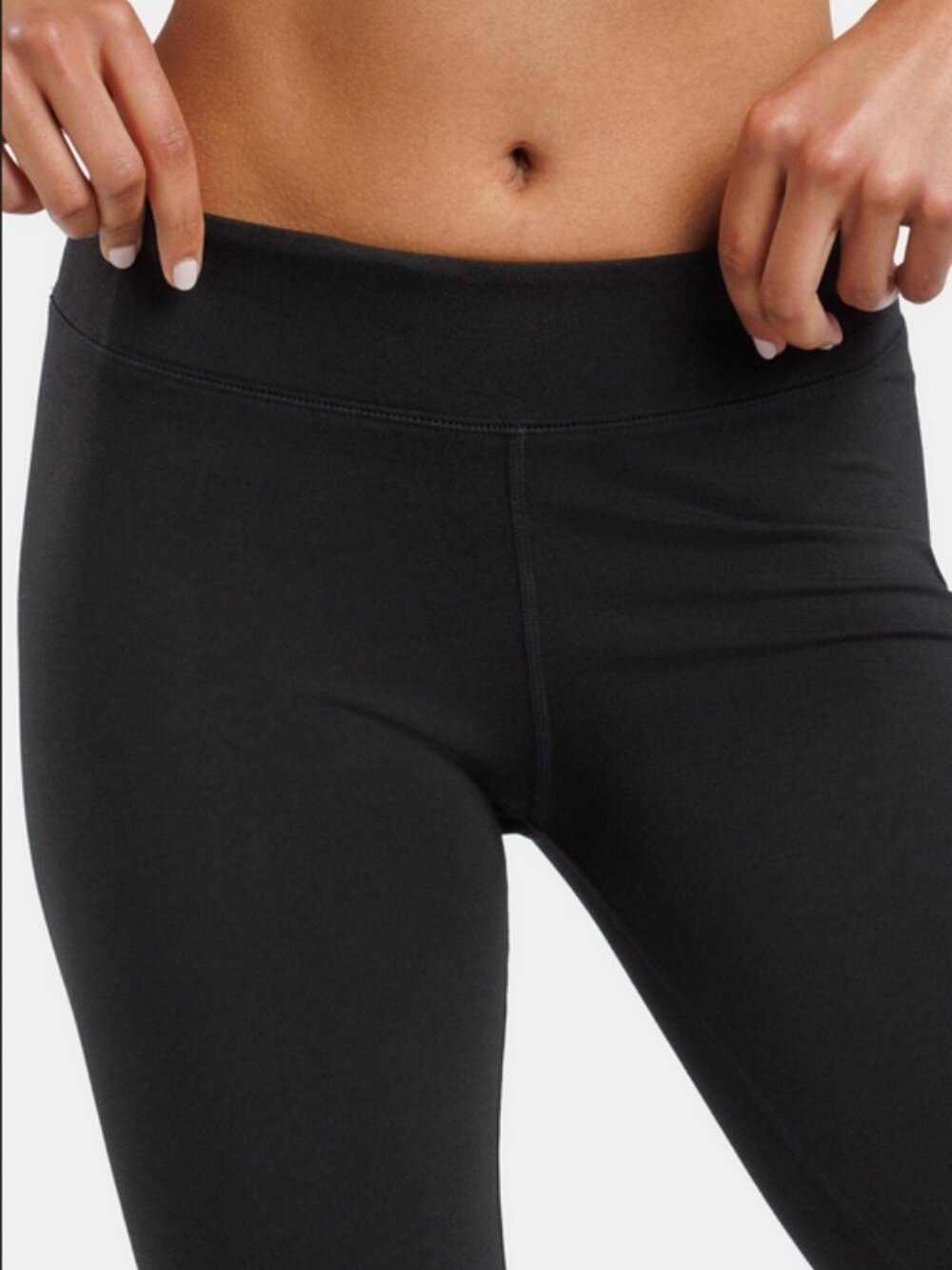 VS Moda International Bootcut Black Yoga Pants VINTAGE Med. Workout Lounge Yoga